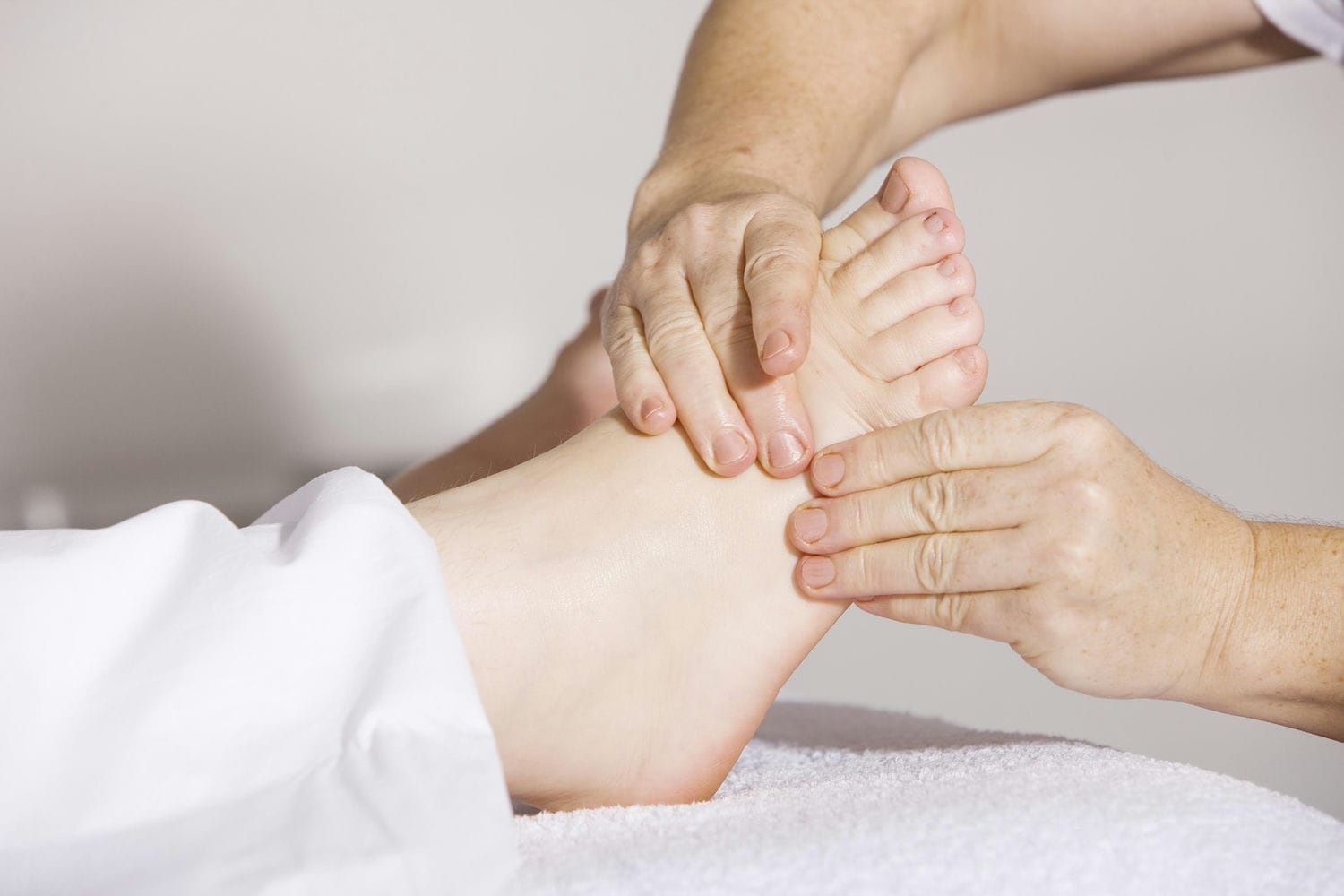 Foot Massage with Reflexology pressure